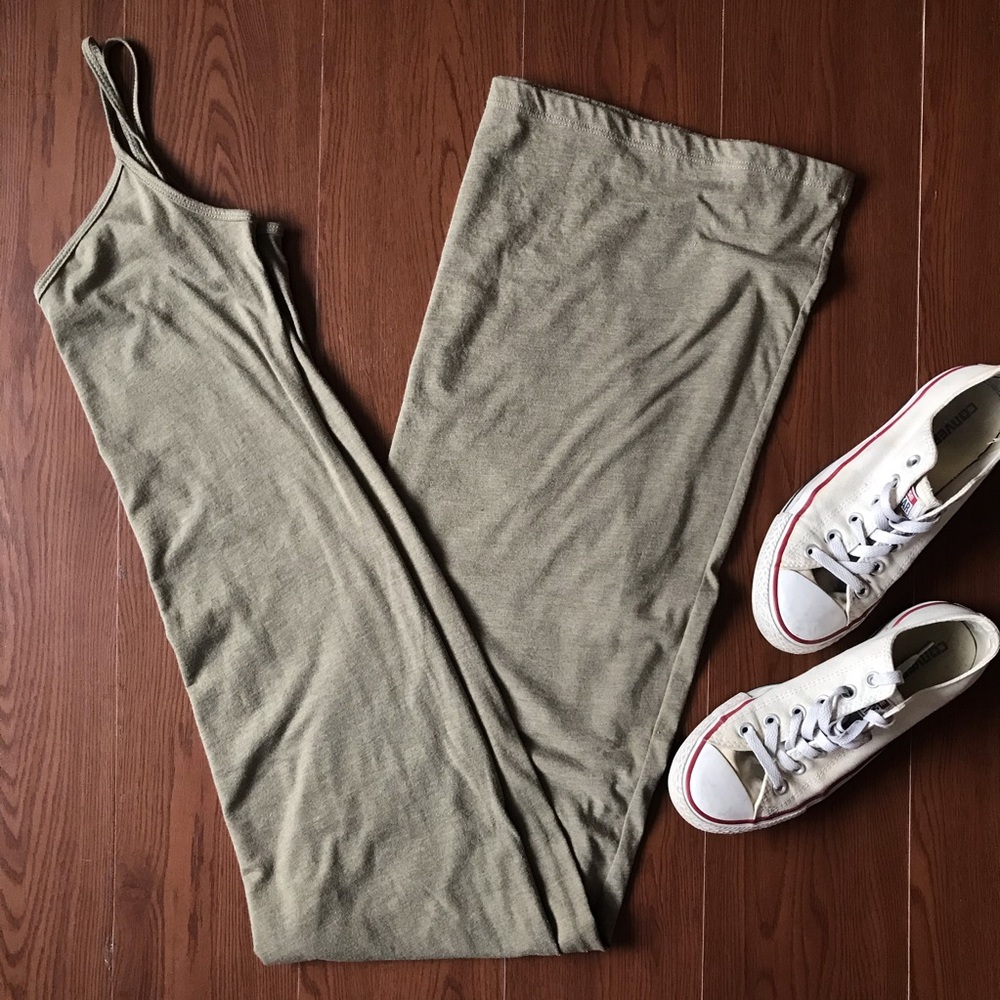 American Apparel Spaghetti Maxi Dress